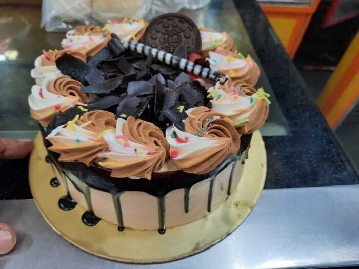 Chocolate brown brown cake
