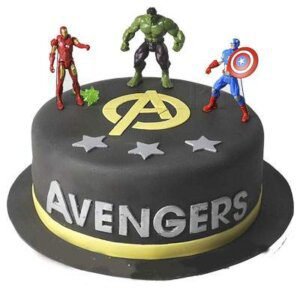 Avengers Fondant Cake