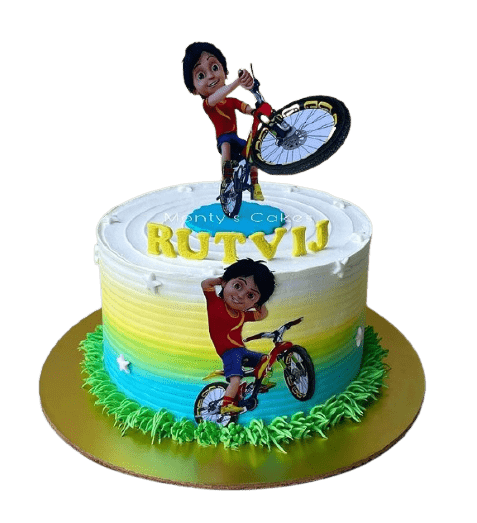 Shiva Rider Photo Cake