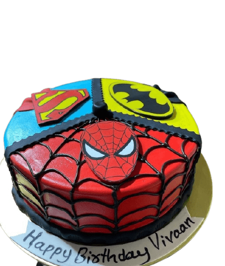 Superhero Avengers cake