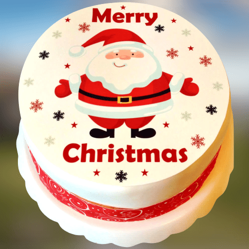 Santa Clause Christmas cake