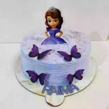 Elsa Barbie cake