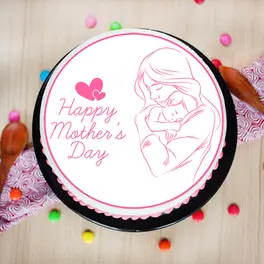 Mother Day Photo Cake