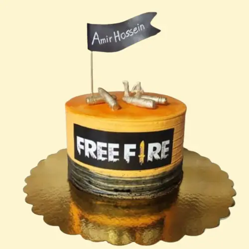 Free fire Kids cake