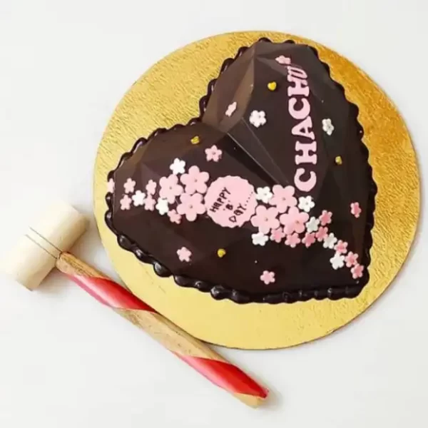 Designer Pinata Cake with Hammer