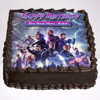 Avengers Chocolate Cake