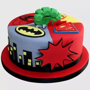 superheroes avengers cake