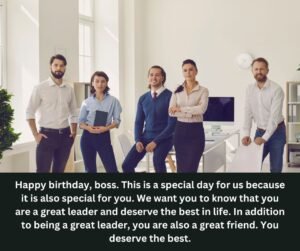 Heart Touching Birthday Wishes for Boss