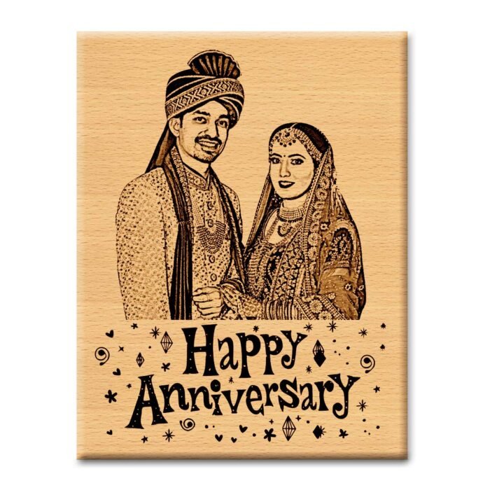 Anniversary Gift Personalized Engraved Photo Plaque
