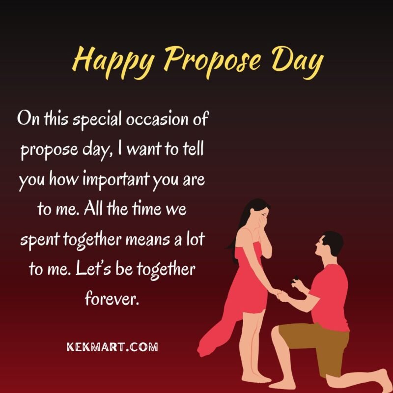Propose day wishes for girlfriend