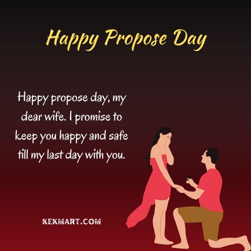 Propose day wishes for wife