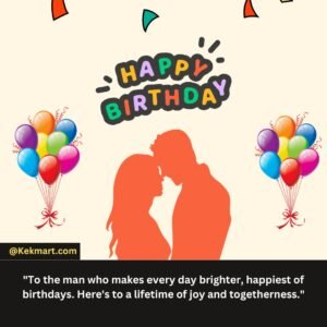 Soulmate romantic birthday Message for husband