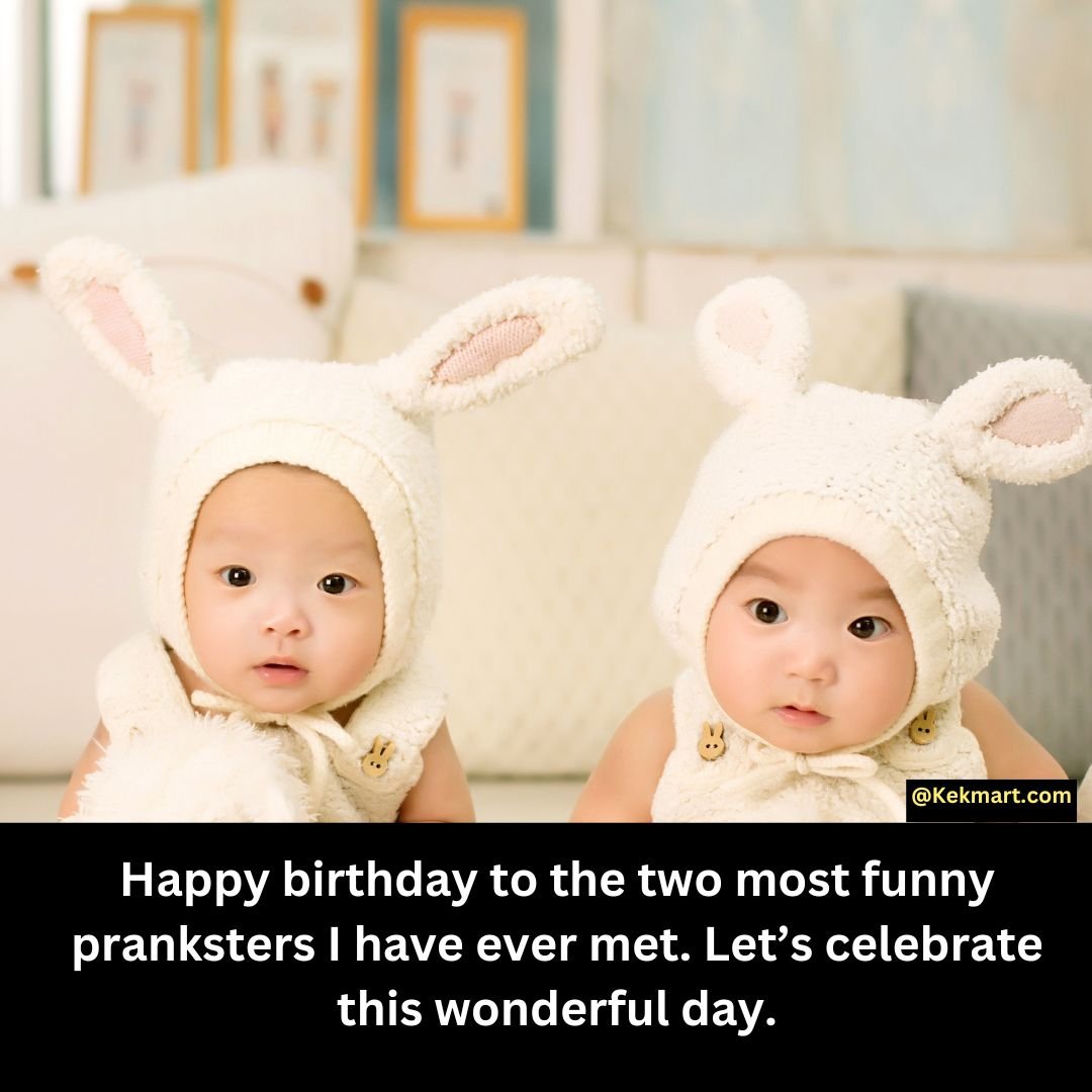 Happy Birthday Twins Wishes
