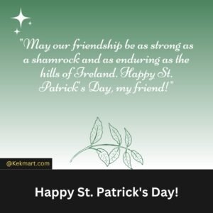 St. Patrick's Day Wishes for Friends