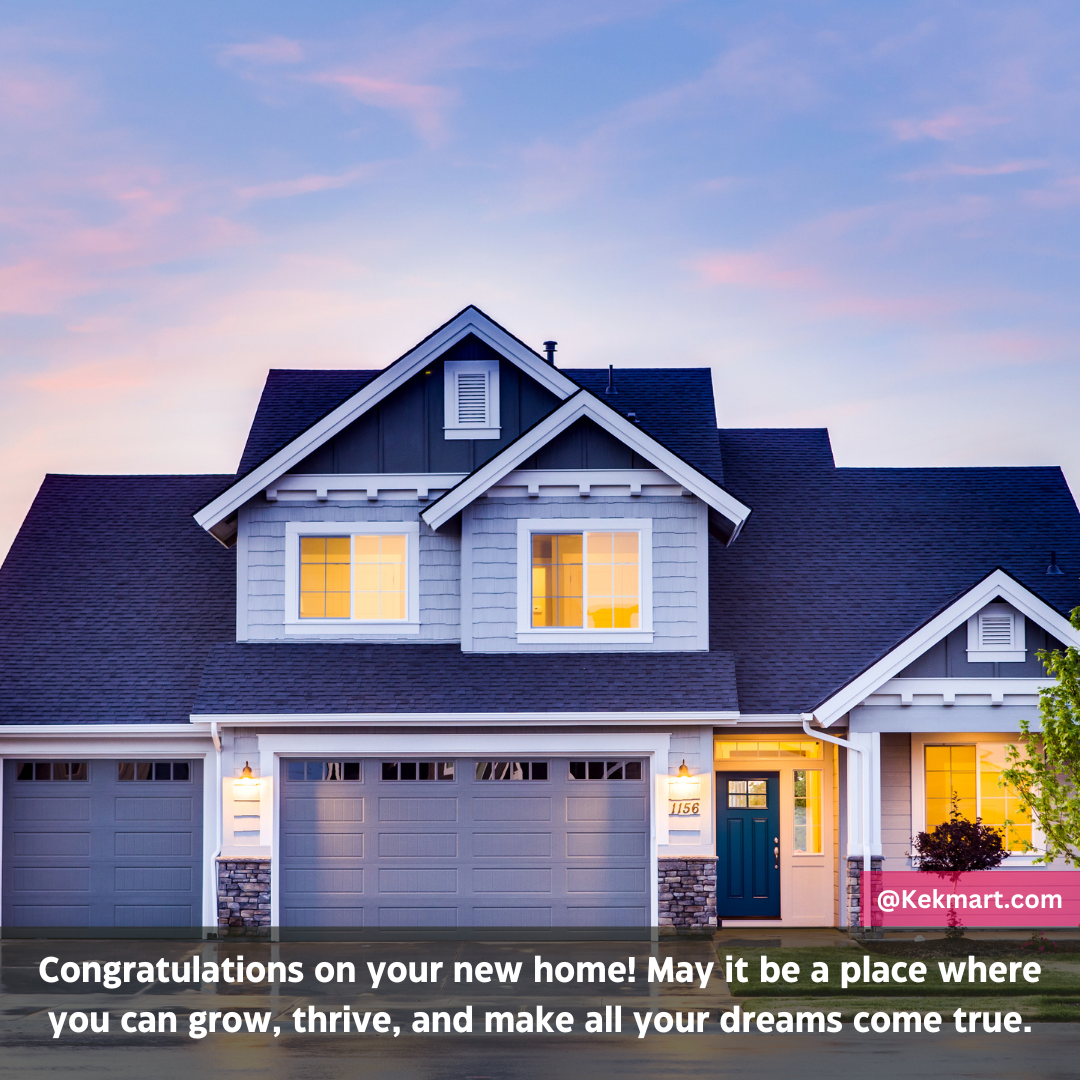 Congratulation for New Home Wishes