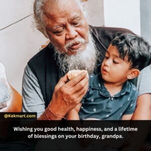 Good health wishes for grandfather