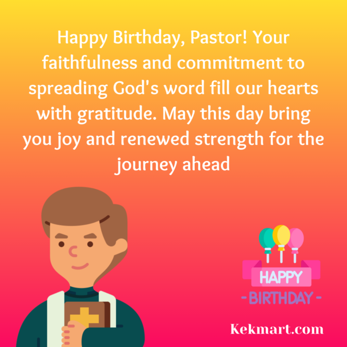 101+ Heartfelt Birthday Wishes For Pastor - Kekmart