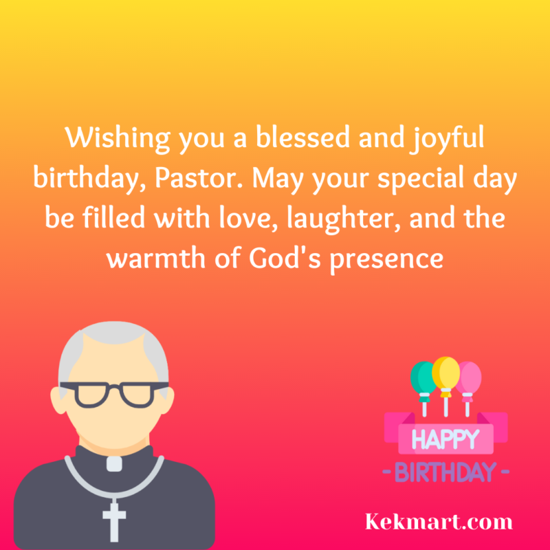 101+ Heartfelt Birthday Wishes For Pastor - Kekmart