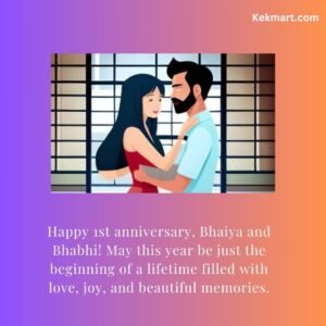 150+ Touching Happy Anniversary Wishes For Bhaiya And Bhabhi - Kekmart