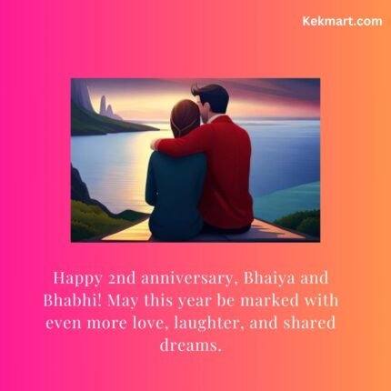 150+ Touching Happy Anniversary Wishes For Bhaiya And Bhabhi - Kekmart