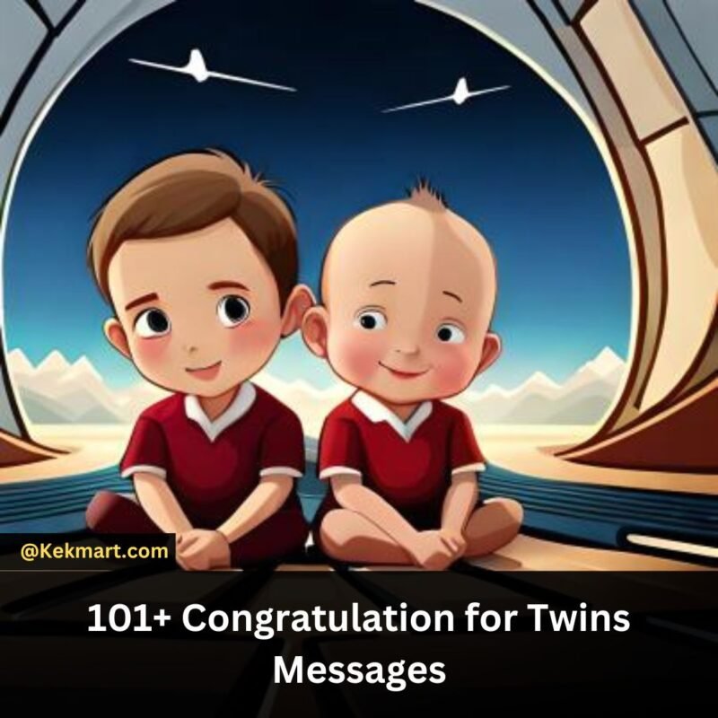 Congratulations Message for Twins
