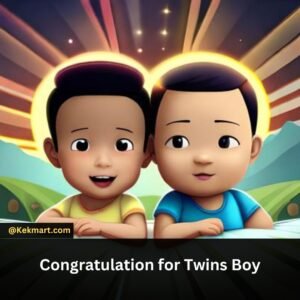 Congratulations Message for Twins Boy