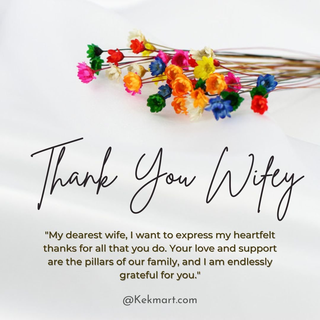 201 Heartfelt Thank You Message For Wife Kekmart