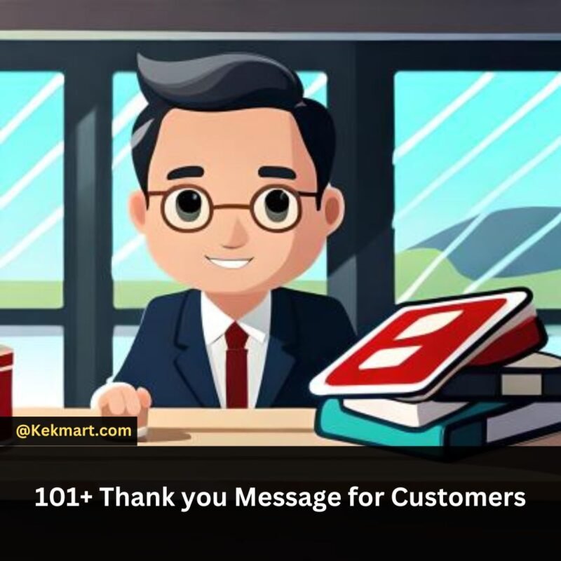 Thank you Message for Customer