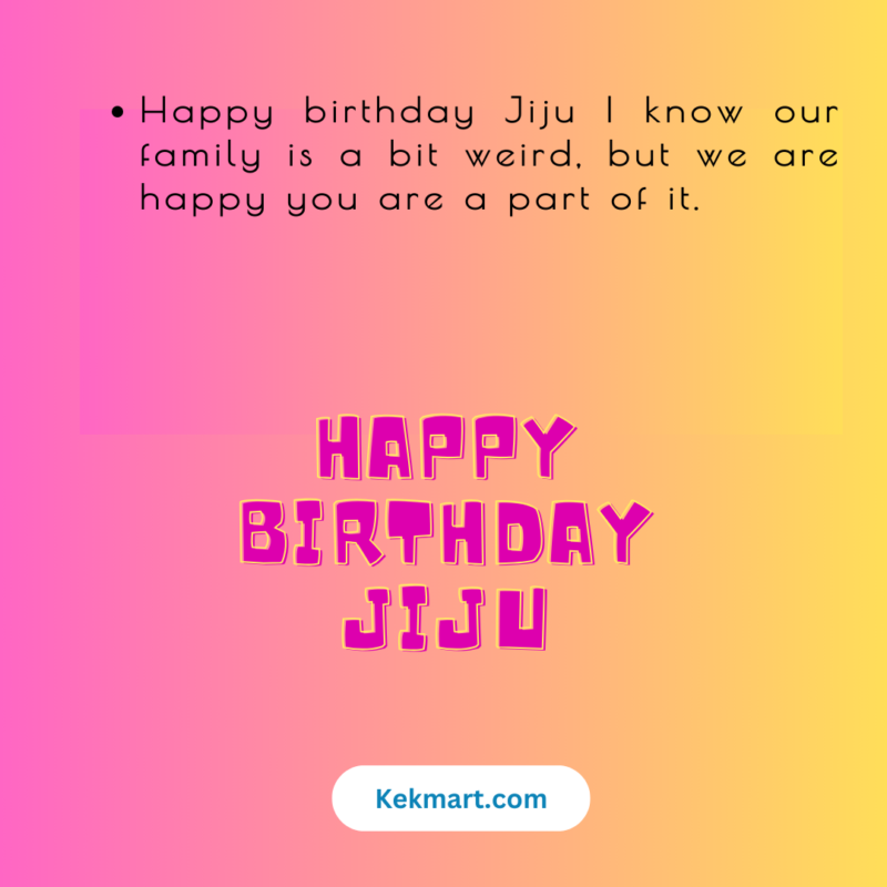 Birthday Wishes for Jiju from Sali
