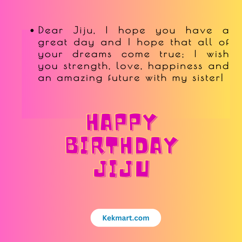 Simple Birthday Wishes for Jiju