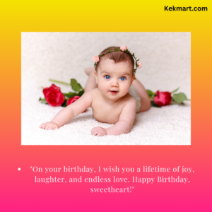 Heart Touching Birthday Wishes for Little Girl