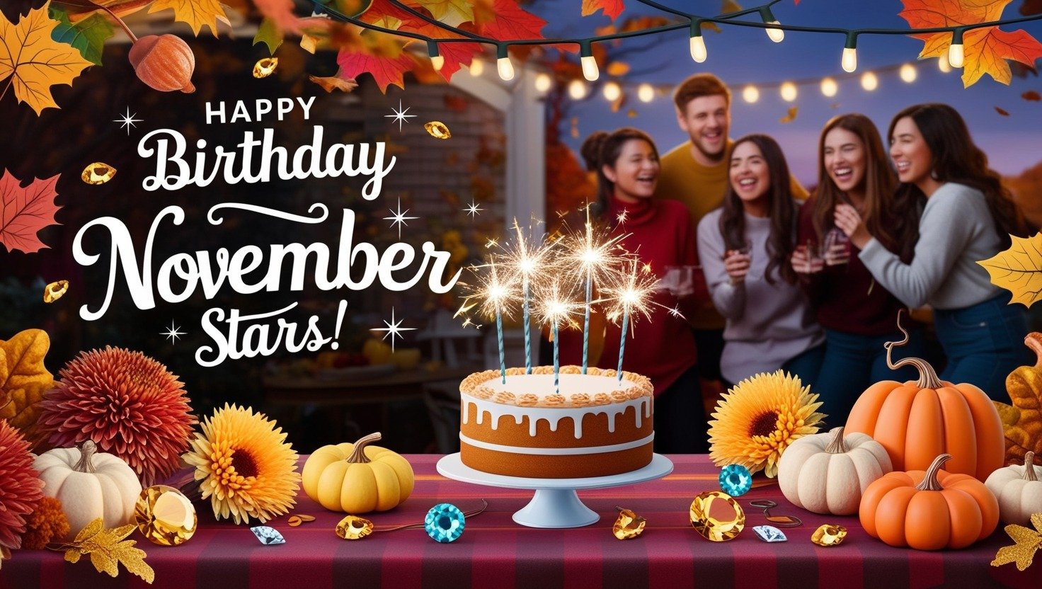 Birthday Messages for People Born in November