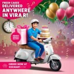 Fresh Cake Delivery anywhere in Virar