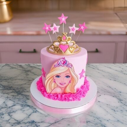 Barbie Crown Cake