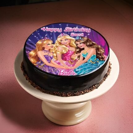 Barbie Photo Cake