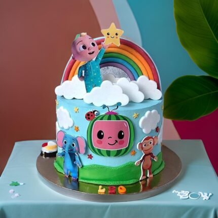 Cocomelon theme cake