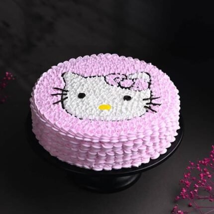 Cute Cat Theme Cake