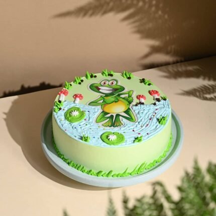 Frog Theme Cake