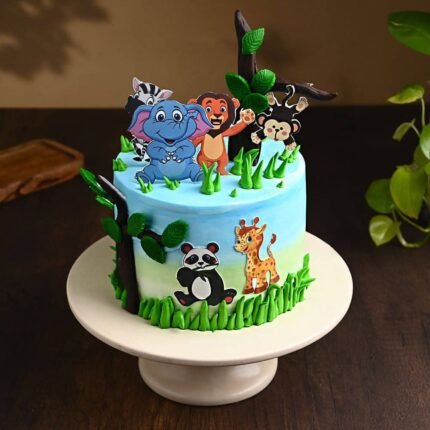 Jungle Theme Cake Kekmart