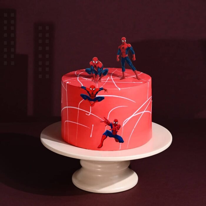 Spiderman Theme Cake